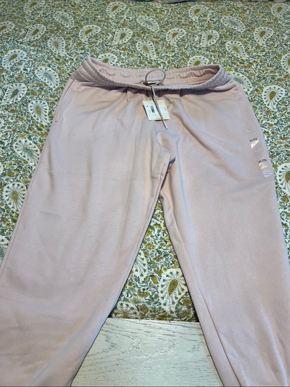 Calvin Klein Light Mauve Drawstring Joggers
